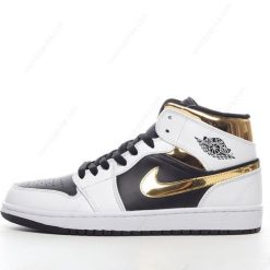 Nike Air Jordan 1 Mid ‘Hvit Svart’ Sko 554725-190