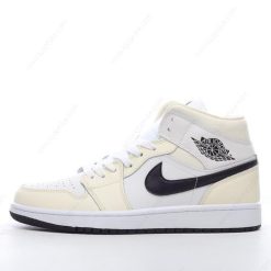 Nike Air Jordan 1 Mid ‘Hvit Svart’ Sko BQ6472-121