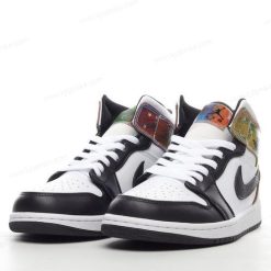 Nike Air Jordan 1 Mid ‘Hvit Svart’ Sko DM7802-100