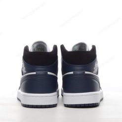 Nike Air Jordan 1 Mid ‘Navy Svart’ Sko 554724-411