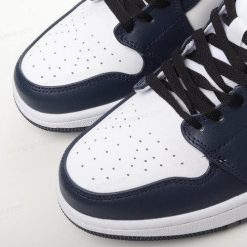 Nike Air Jordan 1 Mid ‘Navy Svart’ Sko 554724-411