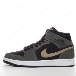 Nike Air Jordan 1 Mid ‘Oliven Svart’ Sko BQ6472-030