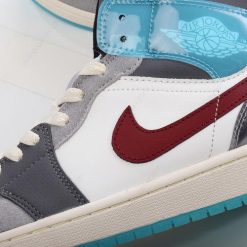 Nike Air Jordan 1 Mid SE ‘Grå Blå Rød’ Sko FB1870-161