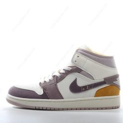 Nike Air Jordan 1 Mid SE ‘Grå Hvit Gul’ Sko DM9652-102