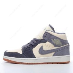 Nike Air Jordan 1 Mid SE ‘Grå Hvit Gul’ Sko DN4281-100