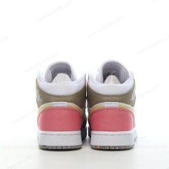 Nike Air Jordan 1 Mid SE ‘Hvit Gul Rosa’ Sko DJ0338-100