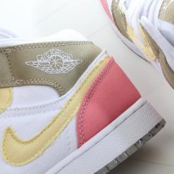 Nike Air Jordan 1 Mid SE ‘Hvit Gul Rosa’ Sko DJ0338-100