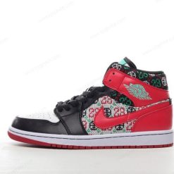 Nike Air Jordan 1 Mid SE ‘Hvit Rød Svart Grønn’ Sko DM1208-150