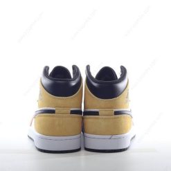 Nike Air Jordan 1 Mid SE ‘Hvit Svart Gul’ Sko DX4365-800