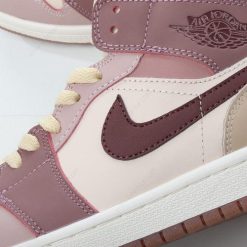 Nike Air Jordan 1 Mid SE ‘Rosa Beige Rød’ Sko DO7440-821