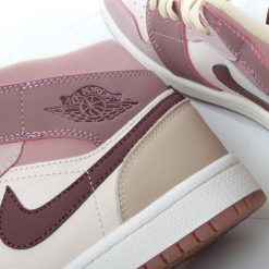 Nike Air Jordan 1 Mid SE ‘Rosa Beige Rød’ Sko DO7440-821