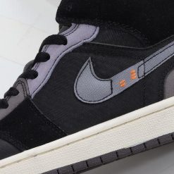 Nike Air Jordan 1 Mid SE ‘Svart Grå’ Sko DV0436-001