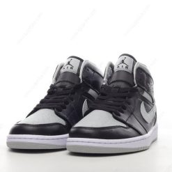 Nike Air Jordan 1 Mid ‘Svart Grå Hvit’ Sko BQ6472-007