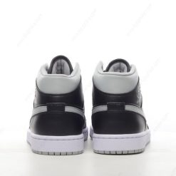 Nike Air Jordan 1 Mid ‘Svart Grå Hvit’ Sko BQ6472-007