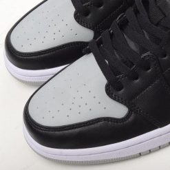 Nike Air Jordan 1 Mid ‘Svart Grå Hvit’ Sko BQ6472-007