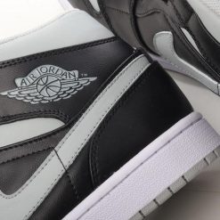 Nike Air Jordan 1 Mid ‘Svart Grå Hvit’ Sko BQ6472-007