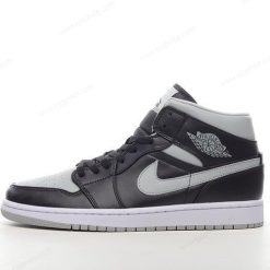 Nike Air Jordan 1 Mid ‘Svart Grå Hvit’ Sko BQ6472-007