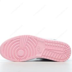 Nike Air Jordan 1 Mid ‘Svart Hvit Rosa’ Sko 555112-061