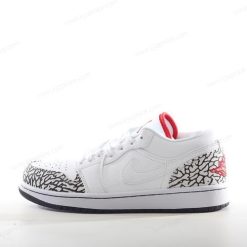 Nike Air Jordan 1 Phat Low ‘Hvit Rød Grå’ Sko 350571-161