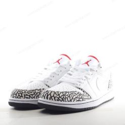 Nike Air Jordan 1 Phat Low ‘Hvit Rød Grå’ Sko 350571-161