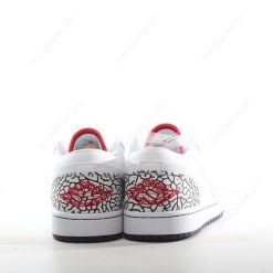 Nike Air Jordan 1 Phat Low ‘Hvit Rød Grå’ Sko 350571-161