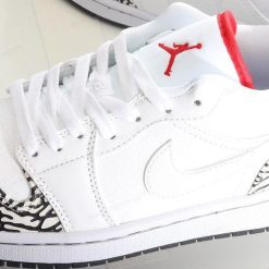 Nike Air Jordan 1 Phat Low ‘Hvit Rød Grå’ Sko 350571-161