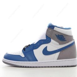 Nike Air Jordan 1 Retro High OG ‘Grått Hvitt Blått’ Sko FD1437-410