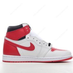 Nike Air Jordan 1 Retro High OG ‘Rød Hvit’ Sko 555088-161