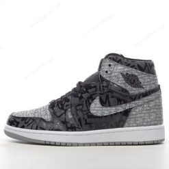 Nike Air Jordan 1 Retro High OG ‘Svart Hvit Grå’ Sko 555088-036