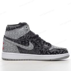 Nike Air Jordan 1 Retro High OG ‘Svart Hvit Grå’ Sko 555088-036