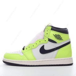 Nike Air Jordan 1 Retro High OG ‘Svart Lys Grønn’ Sko 555088-702