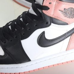 Nike Air Jordan 1 Retro High ‘Rosa Hvit Svart’ Sko 861428-101