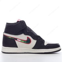 Nike Air Jordan 1 Retro High ‘Svart Grønn’ Sko 555088-015