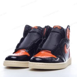 Nike Air Jordan 1 Retro High ‘Svart Oransje’ Sko 555088-028