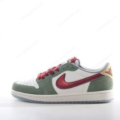 Nike Air Jordan 1 Retro Low OG ‘Grønn Hvit Rød’ Sko FN3727-100