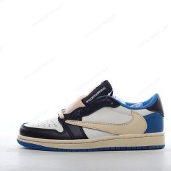 Nike Air Jordan 1 Retro Low OG ‘Hvit Svart Blå’ Sko DM7866-140