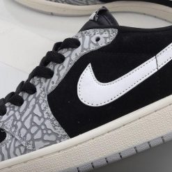 Nike Air Jordan 1 Retro Low OG ‘Svart Grå Hvit’ Sko CZ0790-001