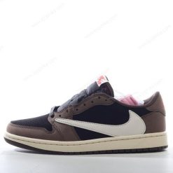 Nike Air Jordan 1 Retro Low OG ‘Svart Hvit Khaki’ Sko CQ4277-001