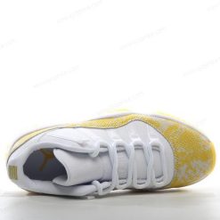 Nike Air Jordan 11 Low ‘Hvit Gul’ Sko AH7860-107