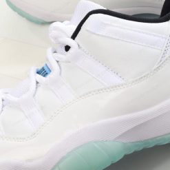 Nike Air Jordan 11 Low ‘Hvit Svart Blå’ Sko AV2187-117