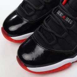 Nike Air Jordan 11 Retro Low ‘Svart Rød Hvit’ Sko 528896-012