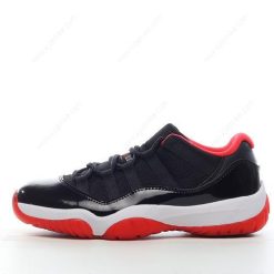 Nike Air Jordan 11 Retro Low ‘Svart Rød Hvit’ Sko 528896-012