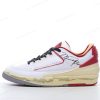 Nike Air Jordan 2 Retro Low SP x Off-White ‘Hvit Rød Grå’ Sko DJ4375-106