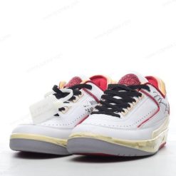 Nike Air Jordan 2 Retro Low SP x Off-White ‘Hvit Rød Grå’ Sko DJ4375-106