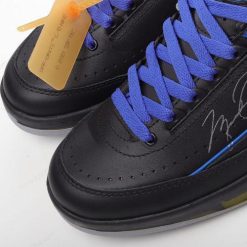 Nike Air Jordan 2 Retro Low SP x Off-White ‘Svart Blå Grå’ Sko DJ4375-004