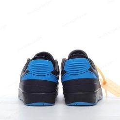 Nike Air Jordan 2 Retro Low SP x Off-White ‘Svart Blå Rosa’ Sko DJ4375-004