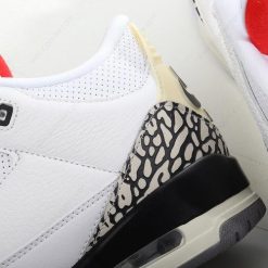 Nike Air Jordan 3 Retro ‘Hvit Grå Rød’ Sko 136064-102