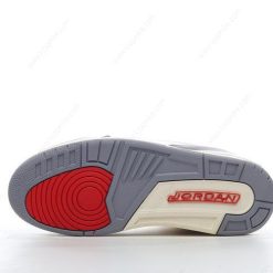 Nike Air Jordan 3 Retro ‘Hvit Grå Rød’ Sko DH7139-100