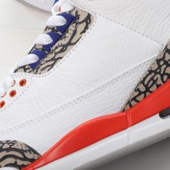 Nike Air Jordan 3 Retro ‘Hvit Oransje Grå’ Sko 136064-148