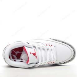 Nike Air Jordan 3 Retro ‘Hvit Rød Grå Svart’ Sko 136064-116